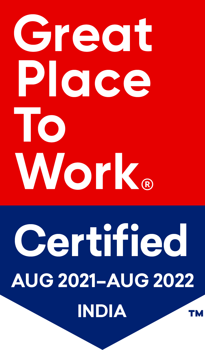 Great Place to Work Certified, August 2021–August 2022